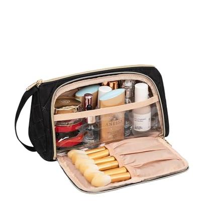 Wandering Nature Makeup Bag Small Cosmetic Bag for Purse 2 Pack Small Make  Up Pouch Vegan Leather Cute Travel Pouch with Zipper for Women, Black -  Yahoo Shopping