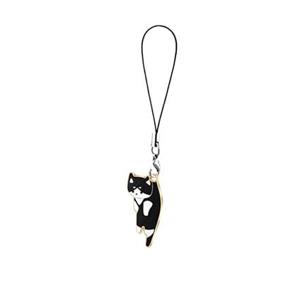 6 Pcs Cat Charm for Cell Phone Kawaii Kitty Mobile Phone Charms Strap Cute  Hanging Accessories for Bags, Wallet Keychain