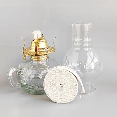 Oil Lamp Vintage Lantern With Clear Glass Kerosene Lamp Chamber Oil Lamps  for Indoor Use Home Decoration 