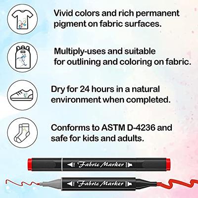 Dual Tip Fabric Markers - Set of 40 — Shuttle Art