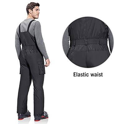 BALEAF Men's Ski Bibs Insulated Waterproof Coveralls Overalls Cargo Pockets  Ripstops Snow Pants Warm Skiing Suits Ice Work Black M - Yahoo Shopping