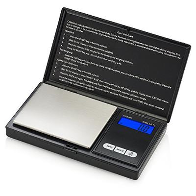 Truweigh General Compact Bench Scale - (3000g X 0.1g - Black) - Digital  Kitchen Scale - Shipping Scale - Large Kitchen Scale - Digital Postal Scale  