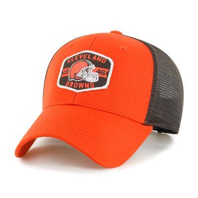 Men's Pro Standard Brown Cleveland Browns Stacked Snapback Hat