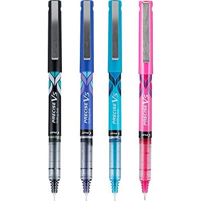 Pilot Precise V5 Retractable Rolling Ball Pens, Extra Fine Point, Assorted Ink, 8 Count, Size: 0.5 mm