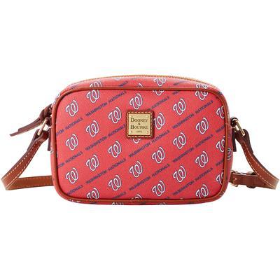 Dooney & Bourke Women's Washington Nationals Pebble Triple-Zip Core Crossbody Purse