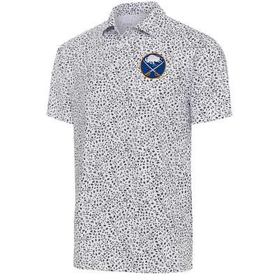 Antigua Men's Buffalo Bills Grey Legacy Pique Polo