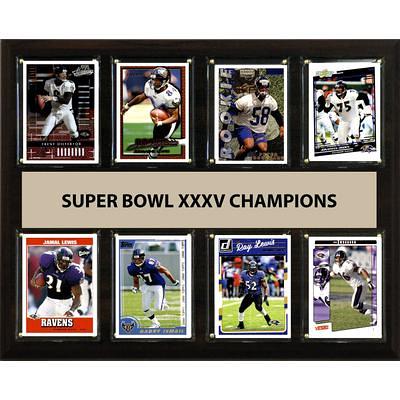 Baltimore Ravens vs. New York Giants Super Bowl XXXV 10.5 x 13 Sublimated  Plaque