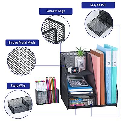 NUOBESTY Office Desk Organizer File Case Clear Plastic Scrapbook Paper  Storage Box Pen Makeup Brush Case Documents Magazines Paper Cards Protector  for Home Office - Yahoo Shopping