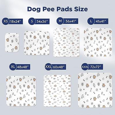 2Pack Puppy Pads Washable, 48x48 Reusable Pee Pads for Dogs, Absorbent  Whelping Pads Waterproof Dog Rug Non-Slip Protector for Housbreaking,Potty