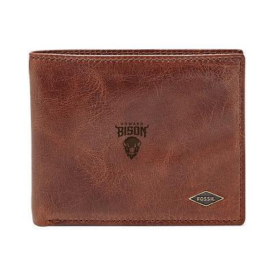 Fossil Ward Men's RFID Blocking Flip ID Bifold Wallet Genuine