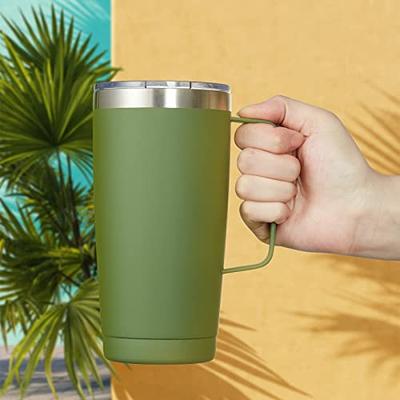 20 oz Tumbler Mug with Lid and Straw, Insulated Travel Coffee Mug