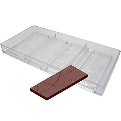 Chocolate Bar Mold Silicone Break-Apart Candy Molds for 1 Ounce Chocolate 2  PCS