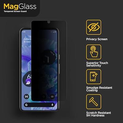 Magglass Apple iPhone 11 Privacy Screen Protector - Anti Spy Fingerprint  Resistant Tempered Glass Display Guard (Case Compatible) 
