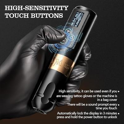 Ambition Vibe Tattoo Permanent Makeup PMU Machine Rotary Cartridge Battery  Pen with Extra 2400mAh Touch Buttons LED Digital Display Wireless Power  Brushless Motor Equipment Supply for Professional Artists and Beginners -  CHUSE