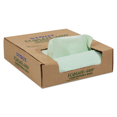 Stout 13 Gal. EcoSafe Compostable Trash Bags (45 Per Box) STOE2430E85 - The  Home Depot