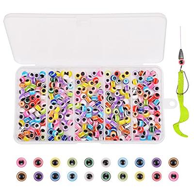 Vinfutin 1000pcs Fishing Beads Assorted Set,Diameter 0.2in Round