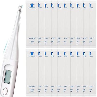 Healifty 200Pcs Thermometer Covers for Digital Thermometers, Disposable Probe  Covers, Oral Thermometer Sleeves for Oral Ear Recta Thermometer