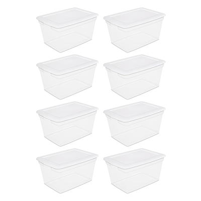 Sterilite 58 Qt. Storage Box Plastic, Christmas Assorted 