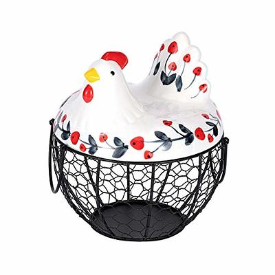 Chicken Design Egg Storage Basket