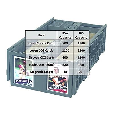 (2 pk) BCW 14 in Toploader Cardboard Storage Box-Sport Trading Card Boxes