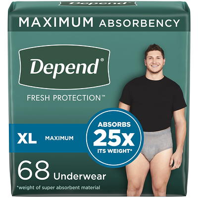 Depend Night Defense Women's Overnight Adult Incontinence Underwear, XL,  Light Pink, 26ct - Yahoo Shopping