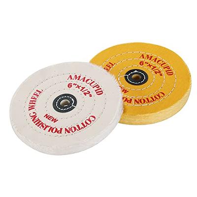 GiftAmaz Polishing Buffing Wheel Set, Wool Felt Cotton for Rotary Tool  Accessories, Mini Brush Polishing Kit with 1/8 Inch Shank for Buffing  Wheels