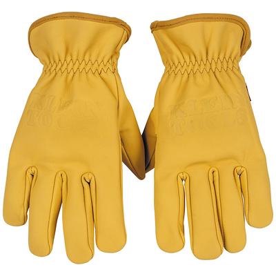 Kobalt Large Brown Leather Construction Gloves, (1-Pair) in the Work Gloves  department at