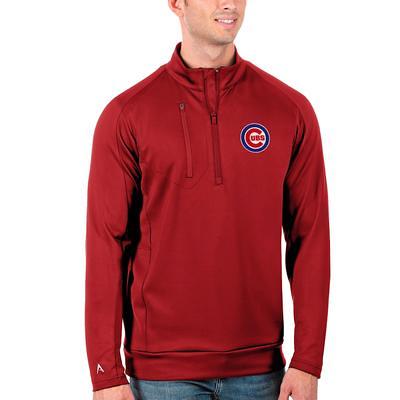 Men's Antigua Red Iowa Cubs Victory Pullover Hoodie