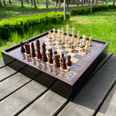 Large Chess Set - Personalized Luxury Custom Gift For Husband Wooden Board  Metal Figures Birthday Him - Yahoo Shopping