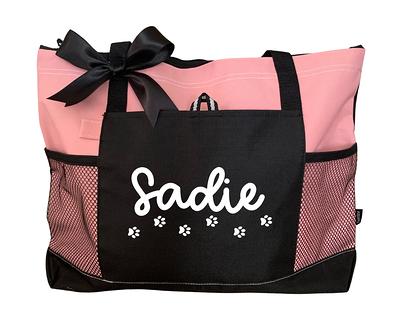 Custom Pink Tote Bag - Cheap Personalized Tote Bags Pink