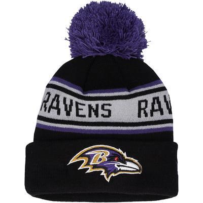 Men's Baltimore Ravens '47 Black/Purple Bering Cuffed Knit Hat