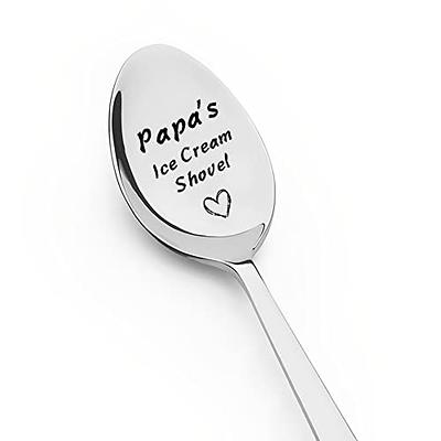 Stainless Steel Ice Cream Shovel Spoons Teaspoons