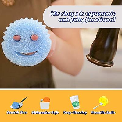 Scrub Daddy Colors - Color Code Cleaning, FlexTexture, Soft in Warm Water,  Firm in Cold, Deep Cleaning, Dishwasher Safe, Multi-use, Scratch Free, Odor  Resistant, Functional, Ergonomic, 4ct Roll - Yahoo Shopping