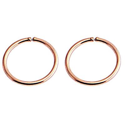 14K Gold Filled Beading Hoop Earring, Gold Filled Round Ear Wire