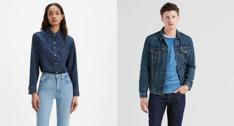 levis denim shirt sale