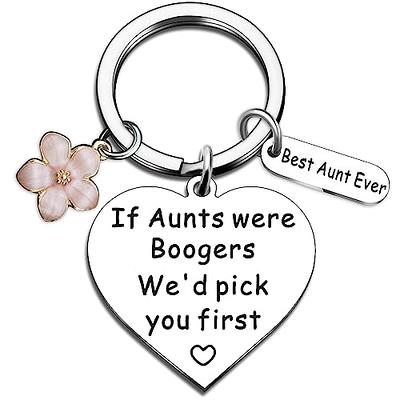 Gifts for Aunt from Niece Nephew, Small Heart Necklace w Badass Auntie  Quote Card, Gifts for Auntie, Birthday Gift for Best Aunt Ever, Cool Aunt