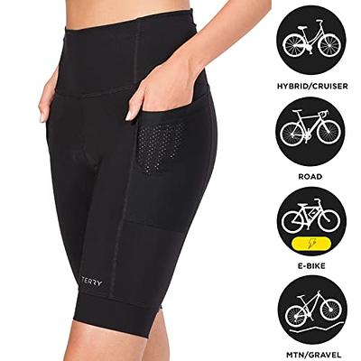 Terry Bike Shorts Women Padded Cycling Shorts, Holster High Rise Chamois  Bike Short High Waisted Compression Reg & Plus Sizes - Black, XX Large -  Yahoo Shopping