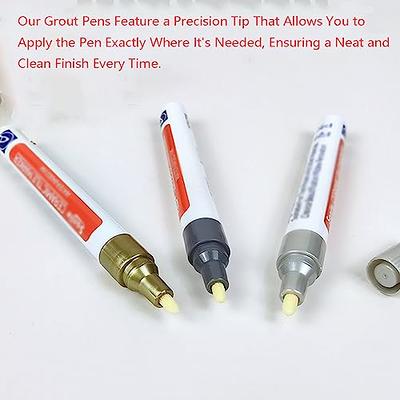 Waterproof Tile Marker Grout Pen Wall Seam Pen White/Beige Grout