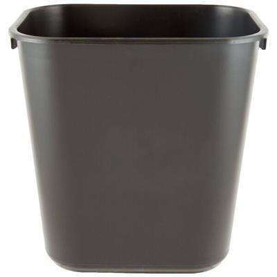 Rubbermaid Trash Can,Square,23 gal.,Black FG356988BLA, 1 - Food 4 Less