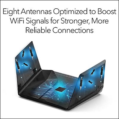 NETGEAR Nighthawk Tri-band Whole Home Mesh WiFi 6 System (MK83) - AX3600  Router with 2 Satellite Extenders, Coverage up to 6,750 sq. ft. 