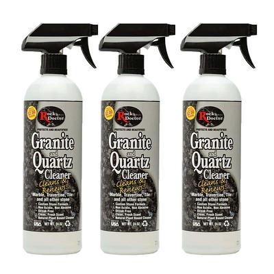 Granite Gold Quartz Clean & Shine Streak-Free Cleaner Deeps Cleans and Polishes All Quartz Surfaces Including Silestone, Lg, and More, 24 Fluid