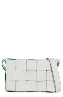 Bottega Veneta Travertine-muse Bra Sardine Intrecciato Leather Top-handle  Bag In Green