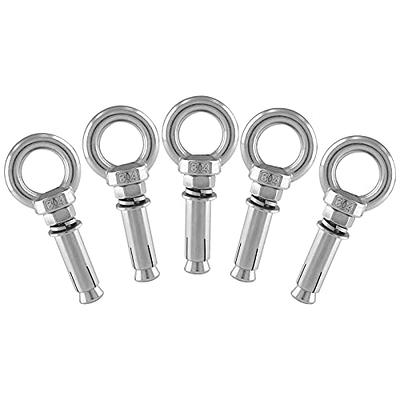 Hook M8 304 Stainless Steel Ring Screw Bolts Screw Rings With A Round Screw  Hook Lengthened Screw 5pcs