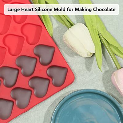 Heartfelt Kitchen Silicone Mold For Cakes, Chocolates, Jelly: Ideal For Valentines  Day Treats, Easy To Grind & Shape With Safety Standards. From Activehome,  $2.94