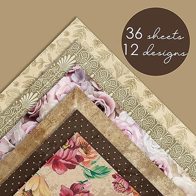 Desecraft Vintage Flora 12x12 in Double Sided Paper Pad Pack Scrapbook  Cardstock Decorative Paper - 36 Sheets - for Card Making Journaling Planner  Origami Decopage Decorative Scrapbooking Supplies - Yahoo Shopping