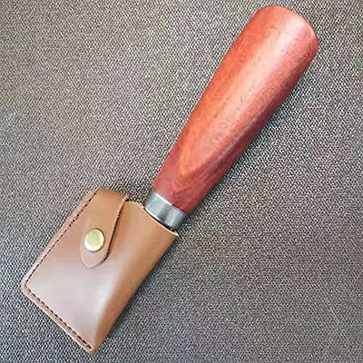 Leather Knife, Leather Cutting Knife with Wooden Handle, Leather Cutting  Tool, Leather Working Knife, Skiving Knife for DIY Leathercraft Cutting  Part of the blade comes with leather cover - Yahoo Shopping