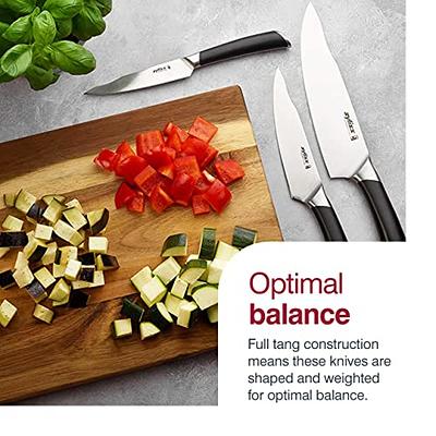 Yatoshi 12 Piece White Knife Block Set - Pro Kitchen Knife Set