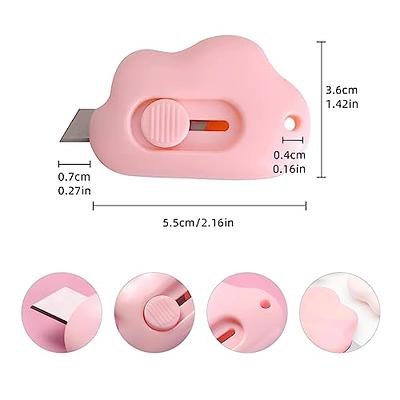  Cloud Cutter - Retractable Utility Knife for DIY & School  Portable Box Cutter Small Paper Cutter - Cute Stationery Tool : Office  Products