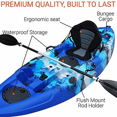 BKC FK184 9' Solo Sit-On-Top Kayak w/Premium Memory Foam Seat