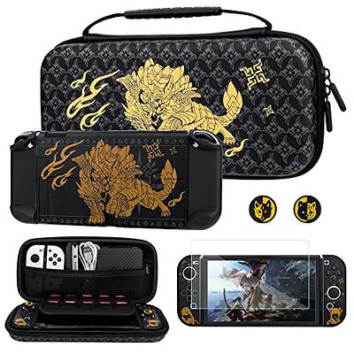  Accessories Bundle for Nintendo Switch Animal Crossing - YOOWA  Accessory kit NS Animal Crossing Set with Carrying Case Protective Cover  Screen Protector Game Card Holder Play Stand Thumb Grips : Video